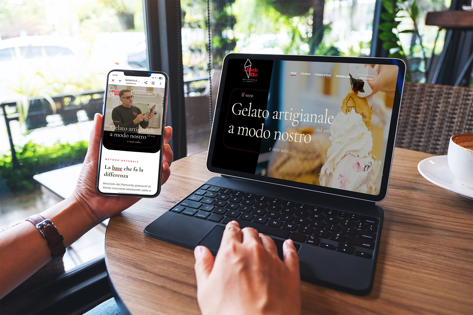 mockup a modo mio foto